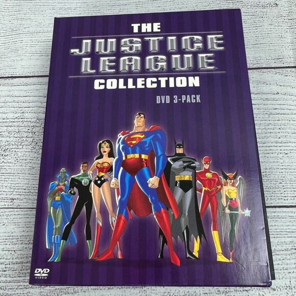 The Justice League DVD Collection- Secret Origins/Justice On Trial/Paradise Lost - Picture 1 of 8